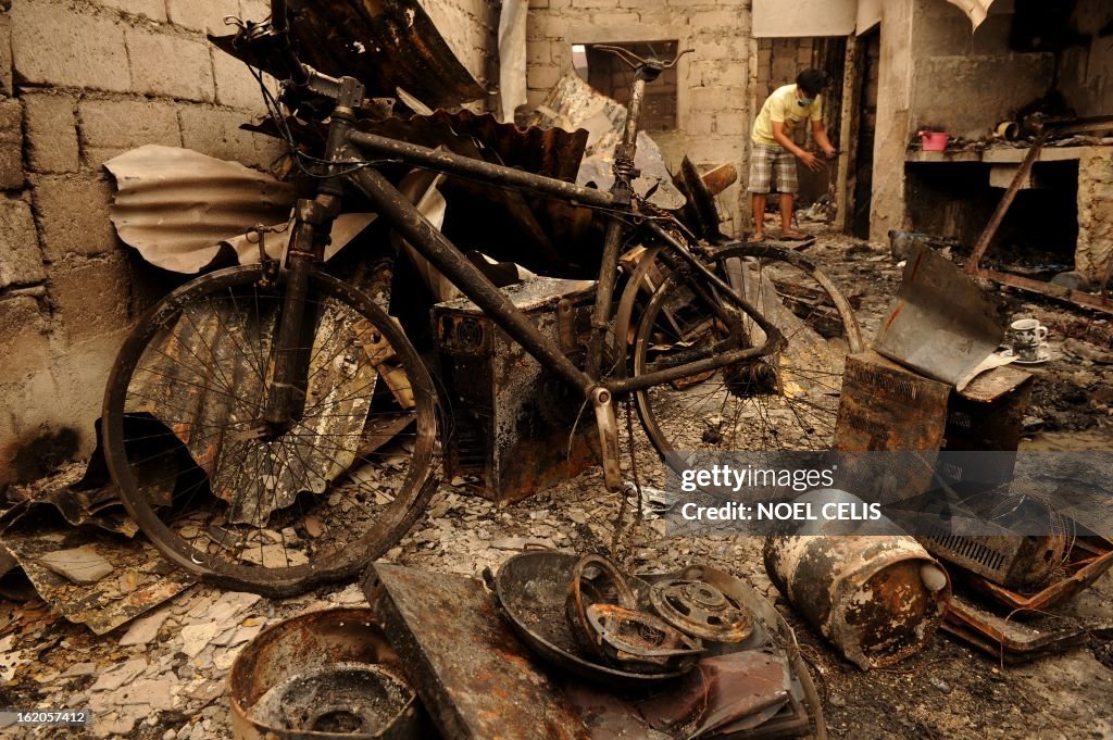 PHILIPPINES-DISASTER-FIRE