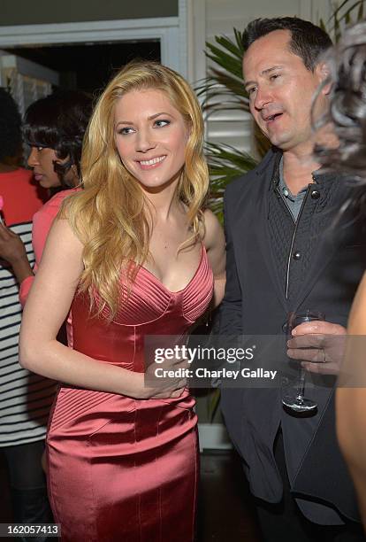 Actress Katheryn Winnick attends Vanity Fair and Juicy Couture's Celebration of the 2013 Vanities Calendar hosted by Vanity Fair West Coast Editor...