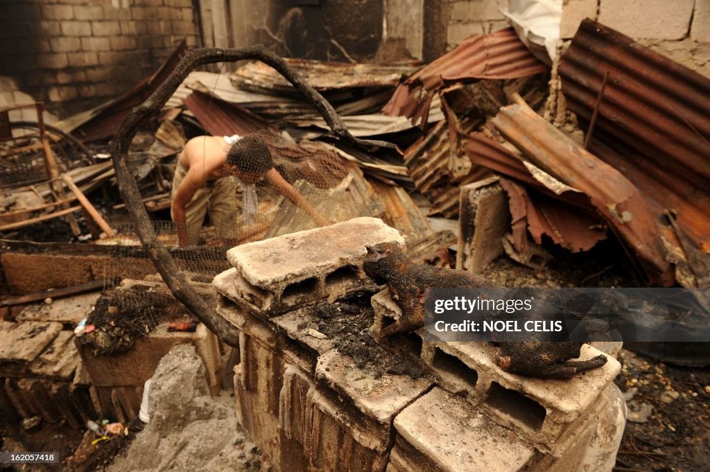 TOPSHOT-PHILIPPINES-DISASTER-FIRE