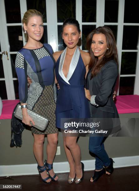 Actresses Ali Larter, Olivia Munn wearing Juicy Couture and Eva Longoria attend Vanity Fair and Juicy Couture's Celebration of the 2013 Vanities...