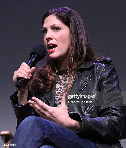 Lori Silverbush attends Apple Store Soho Presents: Meet The Filmmakers - "A Place At The Table" at Apple Store Soho on February 18, 2013 in New York...