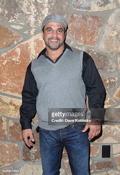 Joe Gorga attends the Milania Professional Hair Care Launch Party at Stone House At Stirling Ridge on February 18, 2013 in Warren, New Jersey.