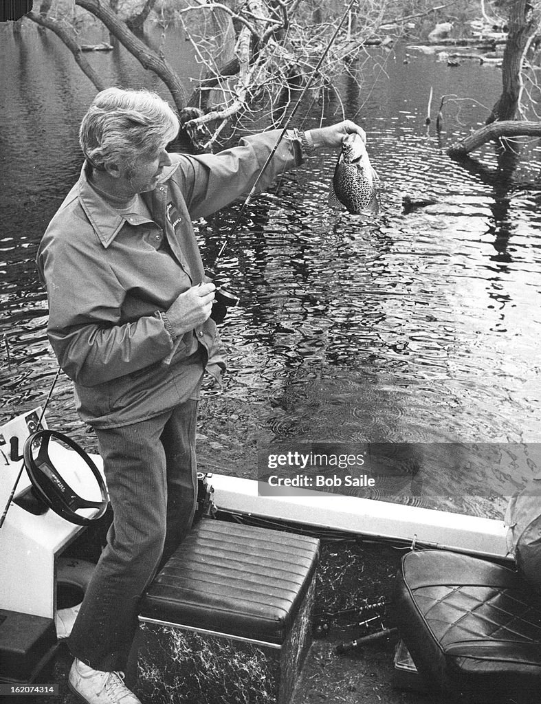 MAR 28 1978, MAR 30 1978; Fishing To 'Structure' Pays Off In Nice Fish Like This One; This black cra