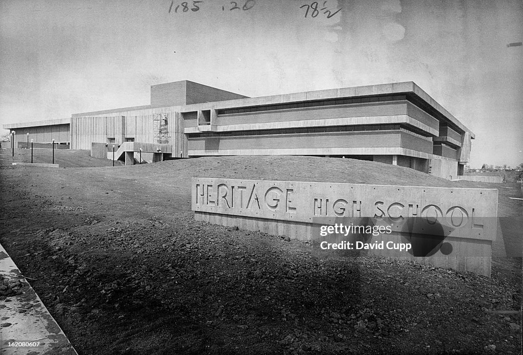 APR 7 1972, APR 26 1972; Heritage High School, which opens in... News