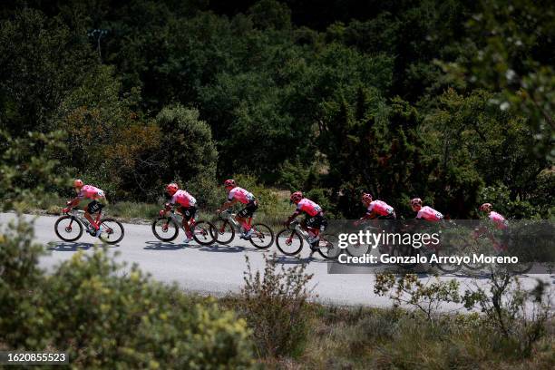 General view of Jonathan Klever Caicedo of Ecuador, Diego Andres Camargo Pineda of Colombia, Jefferson Alexander Cepeda of Ecuador, Jens Keukeleire...