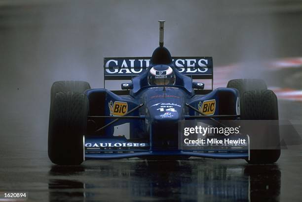 Olivier Panis of France races through the wet in his Prost-Mugen Honda during the Monaco Grand Prix in Monte Carlo. \ Mandatory Credit: Mike Hewitt...