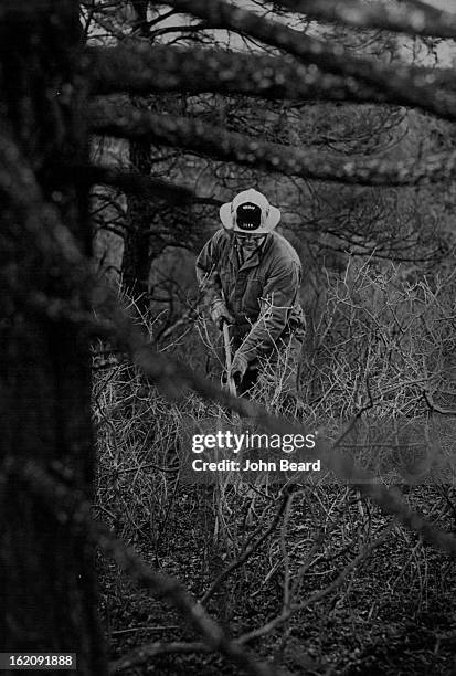 Fireman Stamps Out Last Of Forest Blaze; Fire fighters from Inter-Canyon, Elk Creek and Indian Hills departments fought blaze two miles east of...