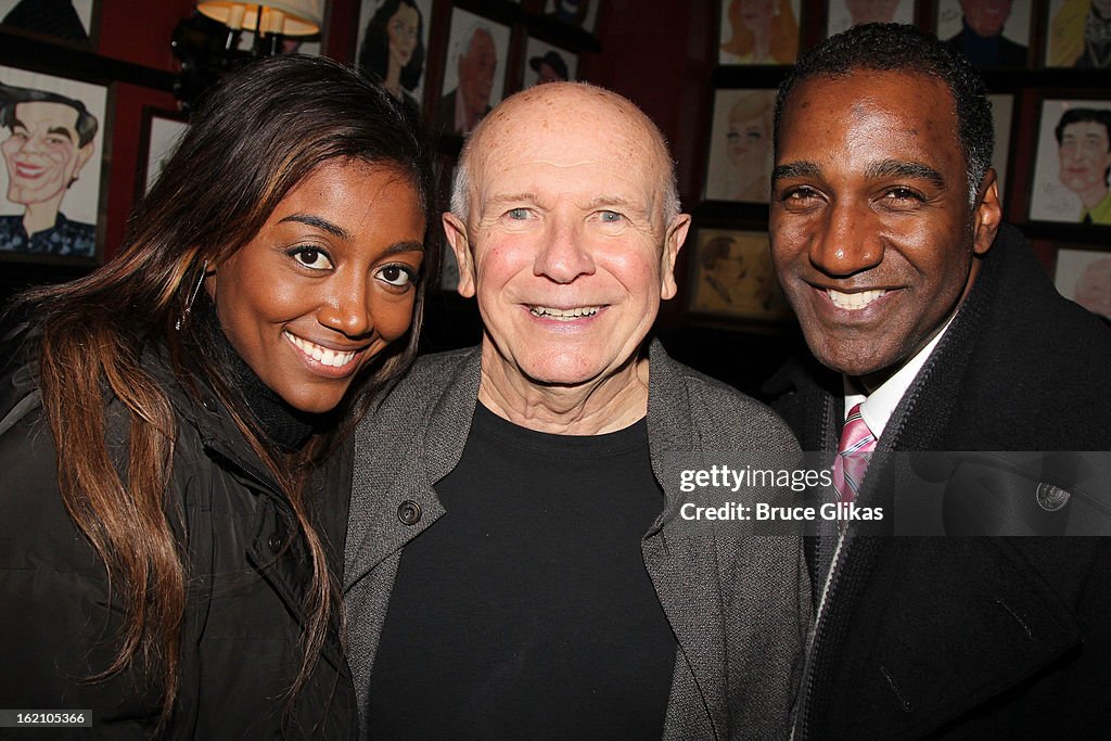 Celebrities Visit Broadway - February 18, 2013
