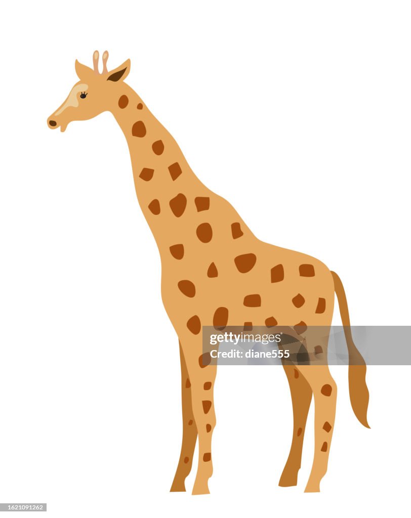 Niedliche Cartoon-Giraffe