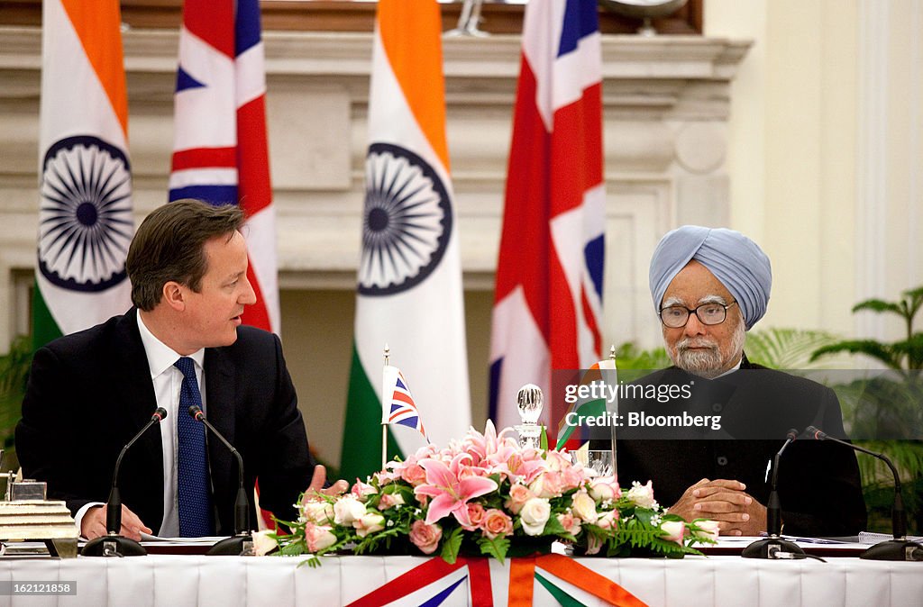 U.K. Prime Minister David Cameron Visits India