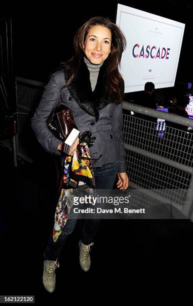 Lauren Kemp attends the Anya Hindmarch Autumn/Winter 2013 presentation during London Fashion Week at P3 on February 19, 2013 in London, England.