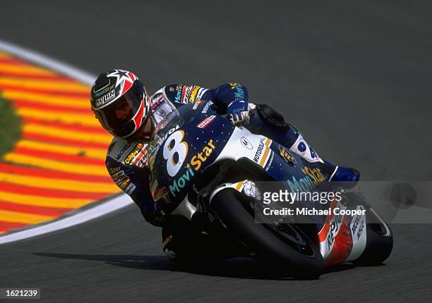 Carlos Checa of Spain in action on his Movistar Honda Pons during the Italian Motorcycle Grand Prix at Mugello, Italy. \ Mandatory Credit: Mike...
