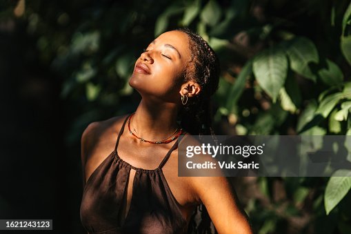 Portrait of a beautiful African woman Portrait of a beautiful African woman