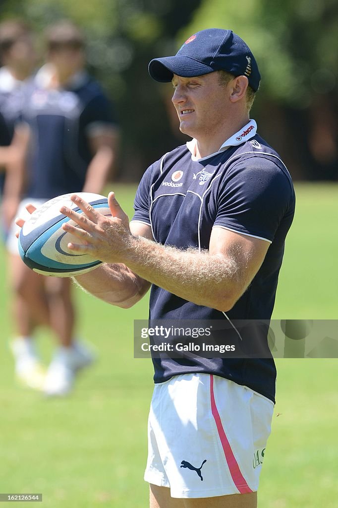 2013 Super Rugby: Vodacom Bulls Training Session