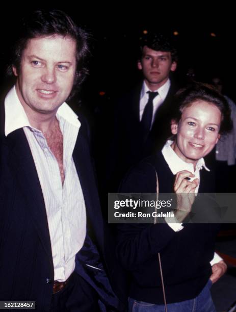 Alan Sharp and Trish Van Devere attend the screening of "Table for Five" on February 17, 1983 at Mann National Theater in Westwood, California.