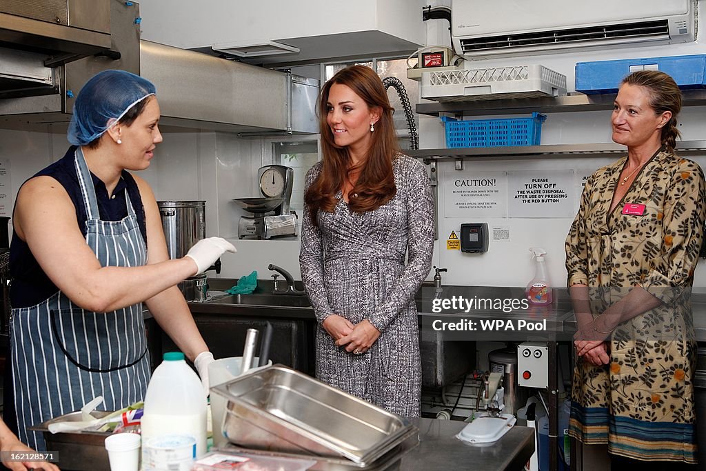 Catherine,  Duchess Of Cambridge Visits Hope House 