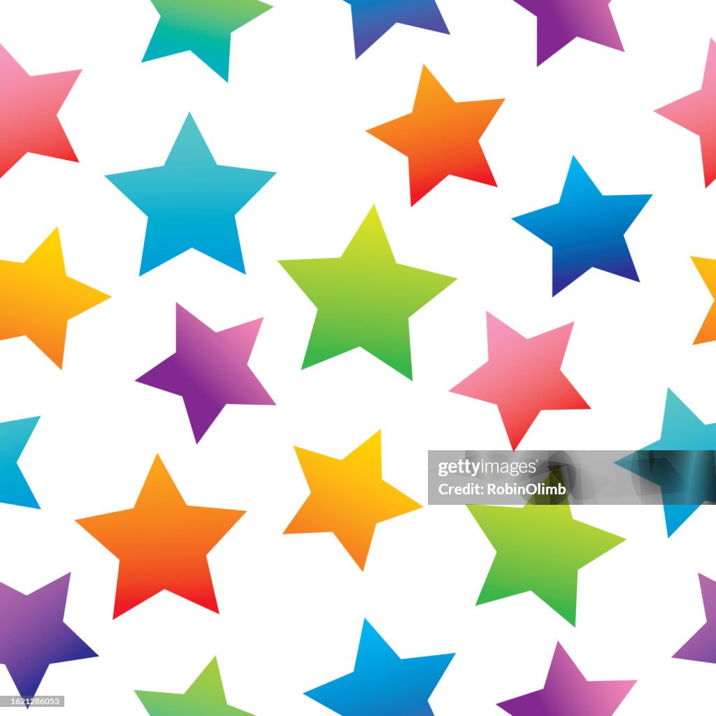 Random Star Pattern Gradient Gradient Stars Seamless Pattern High-Res Vector Graphic - Getty Images