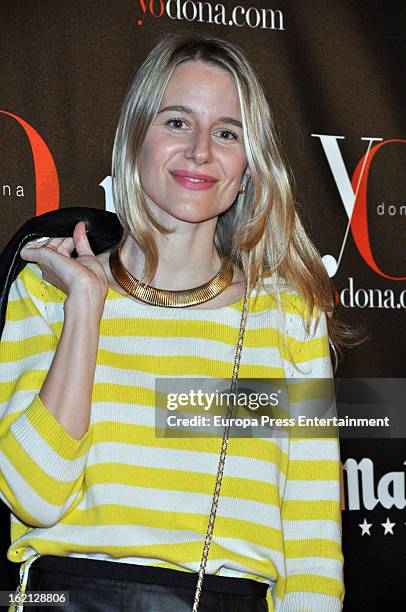 Maria Leon attends 'Yo Dona' magazine mask party on February 18, 2013 in Madrid, Spain.