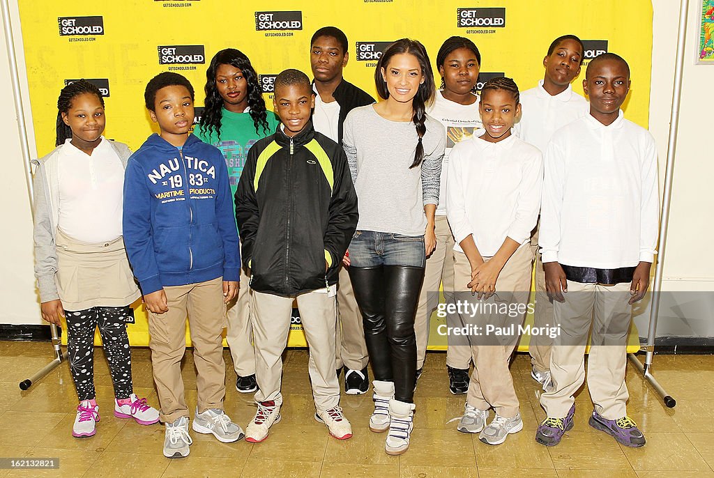 Rocsi Diaz Visits DC School With Get Schooled Victory Tour