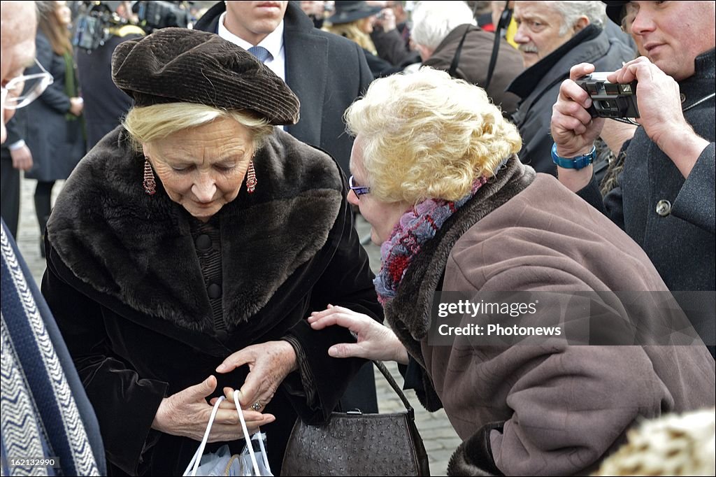 Belgian Royal Family Attend Remembrance Mass