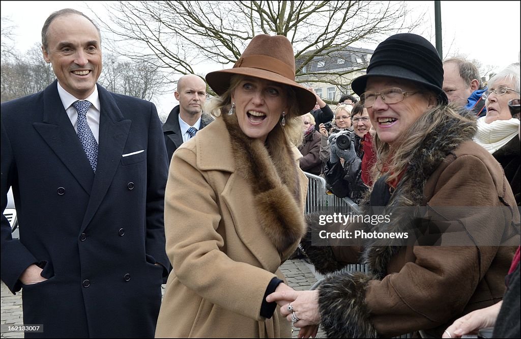 Belgian Royal Family Attend Remembrance Mass