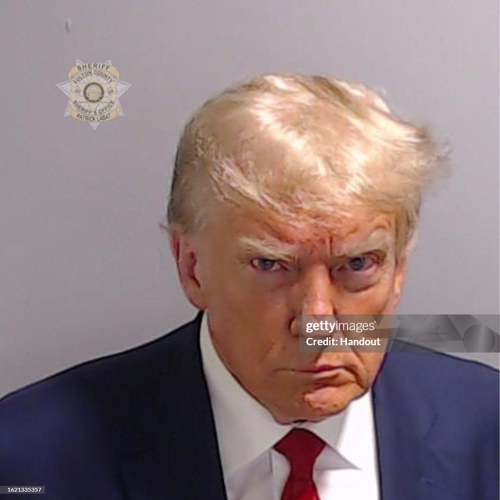 Former President Donald Trump Surrenders To Fulton County Jail In Election Case