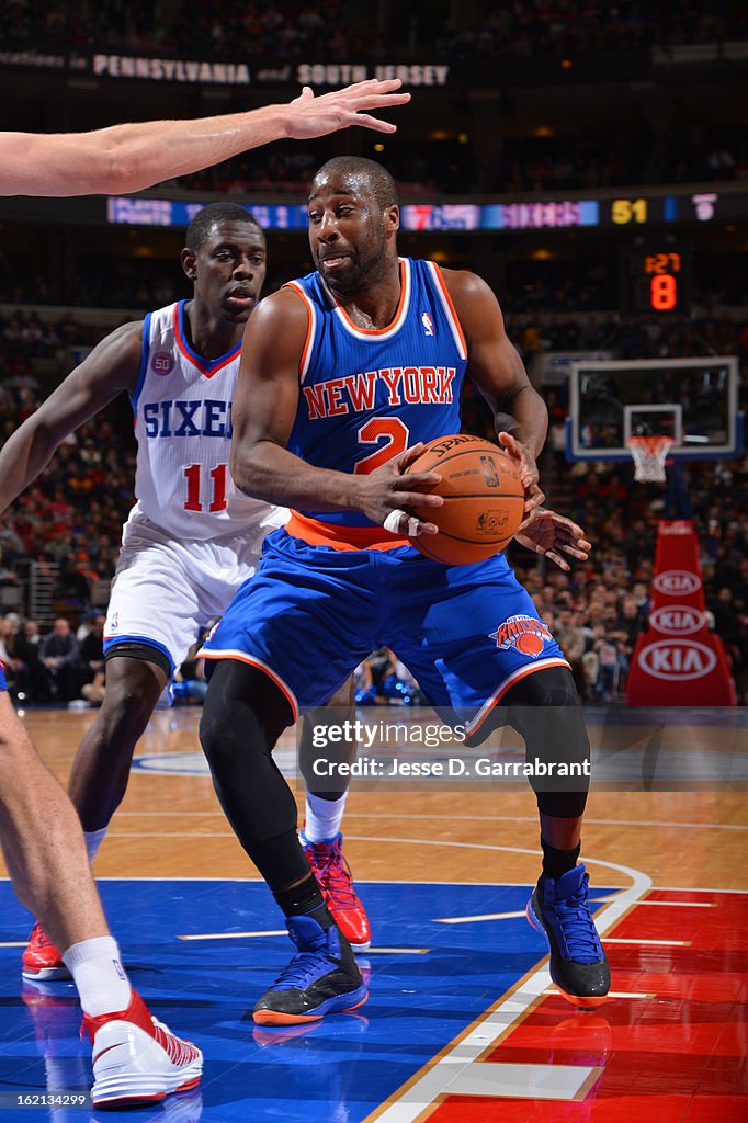 New York Knicks v Philadelphia 76ers