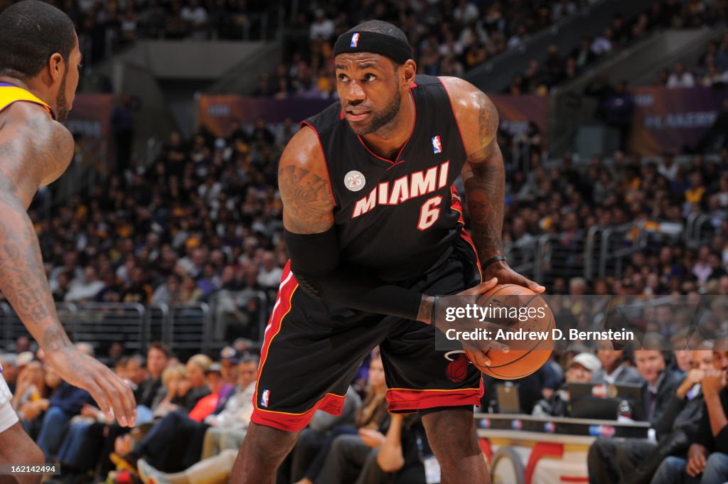 Miami Heat v Los Angeles Lakers