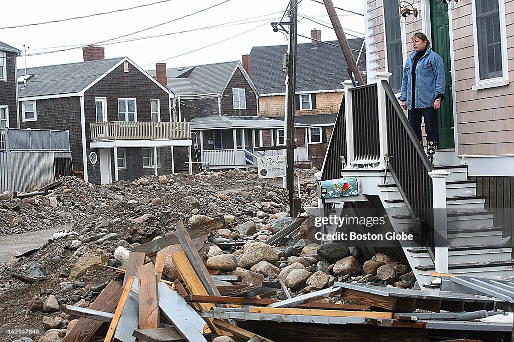 Aftermath Of Blizzard Of 2013 In Massachusetts