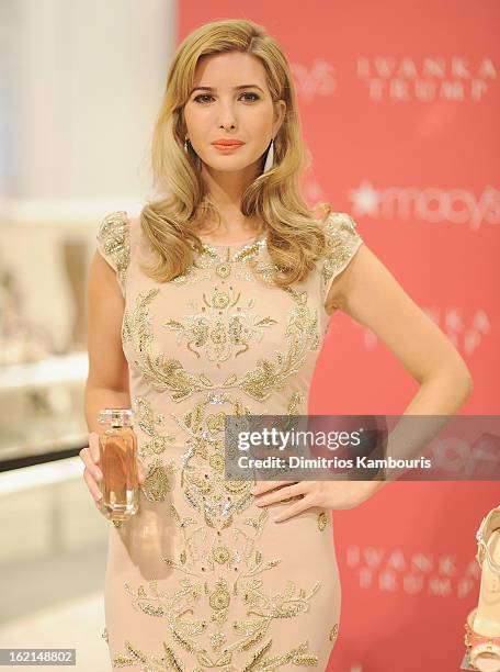 Ivanka Trump attends Ivanka Trump Fragrance Launch at Macy's Herald Square on February 19, 2013 in New York City.
