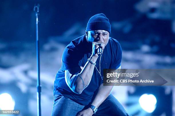 Cool J performs at THE 55TH ANNUAL GRAMMY AWARDS. The music industry's premier event will take place Sunday, Feb. 10 , at STAPLES Center in Los...
