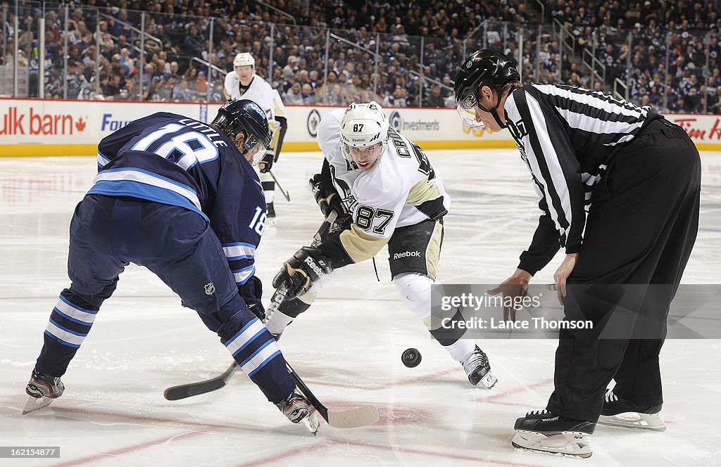 Pittsburgh Penguins v Winnipeg Jets