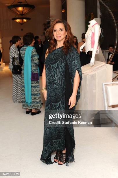 Actress Maya Rudolph attends the 15th Annual Costume Designers Guild Awards with presenting sponsor Lacoste at The Beverly Hilton Hotel on February...