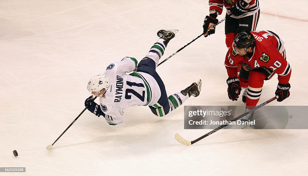 Vancouver Canucks v Chicago Blackhawks