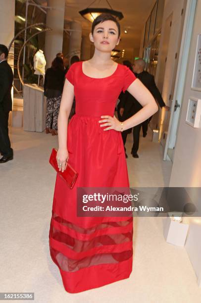 Presenter Ginnifer Goodwin attends the 15th Annual Costume Designers Guild Awards with presenting sponsor Lacoste at The Beverly Hilton Hotel on...