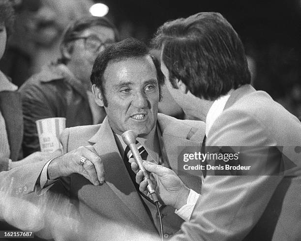 S: Jacques Plante speaks during an interview circa the 1970's in Montreal, Quebec, Canada.