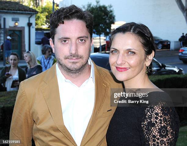 Director Pablo Larrain and actress Antonia Zegers attend the 28th Santa Barbara International Film Festival 'No' Premiere at Lobero Theatre on...