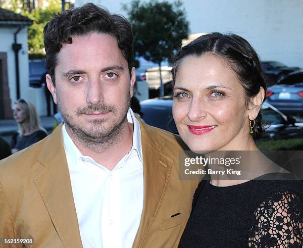 Director Pablo Larrain and actress Antonia Zegers attend the 28th Santa Barbara International Film Festival 'No' Premiere at Lobero Theatre on...