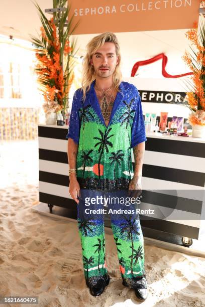 Bill Kaulitz attends the Sephora Summer Club on August 17, 2023 in Monheim, Germany.