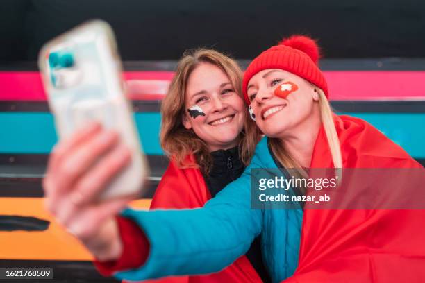 to secure memories, selfie is the best thing. - new zealand stadium stock pictures, royalty-free photos & images