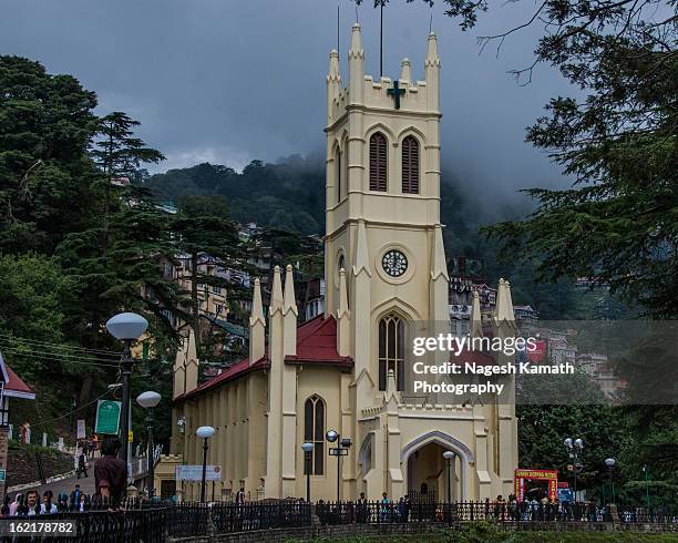 Shimla Ridge Church Christ Church (Shimla) Photos and Premium High Res Pictures - Getty Images