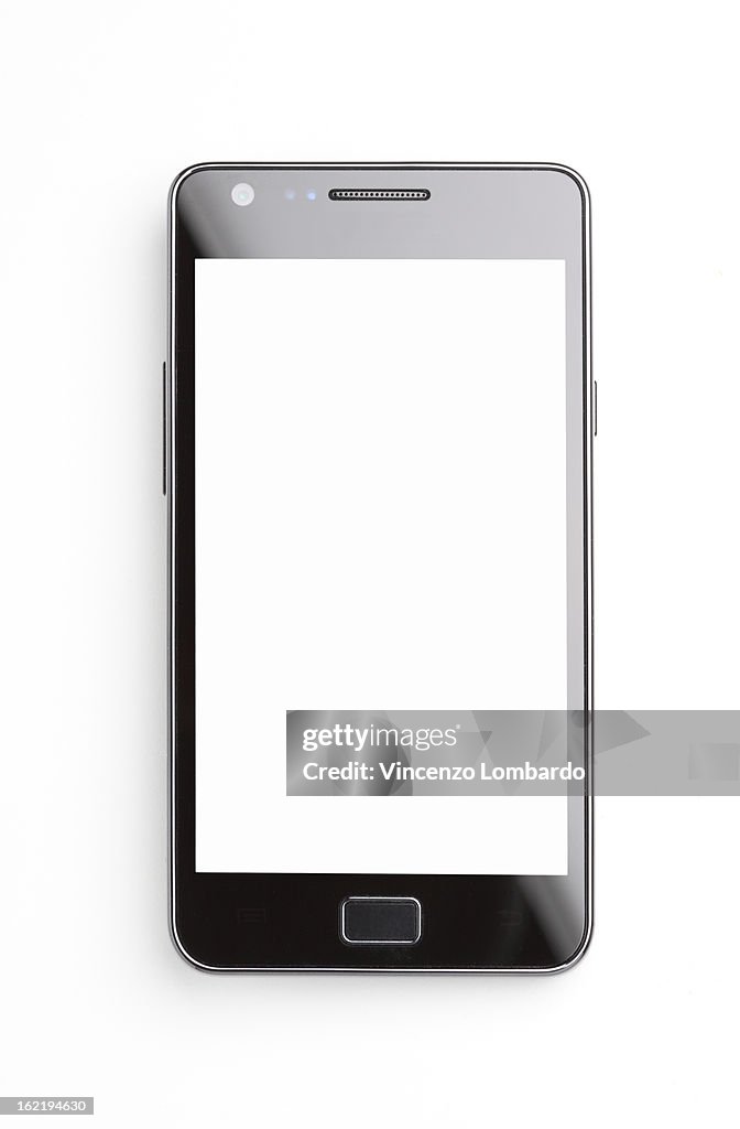 Smart phone with empty screen