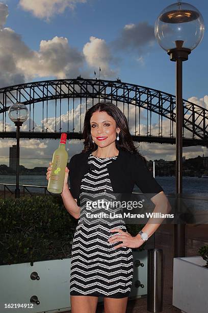 Bethenny Frankel arrives at the Skinnygirl Cocktail Pre-Party at Opera Point Marquee on February 20, 2013 in Sydney, Australia.