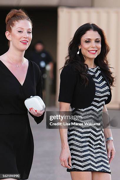 Bethenny Frankel arrives at the Skinnygirl Cocktail Pre-Party at Opera Point Marquee on February 20, 2013 in Sydney, Australia.