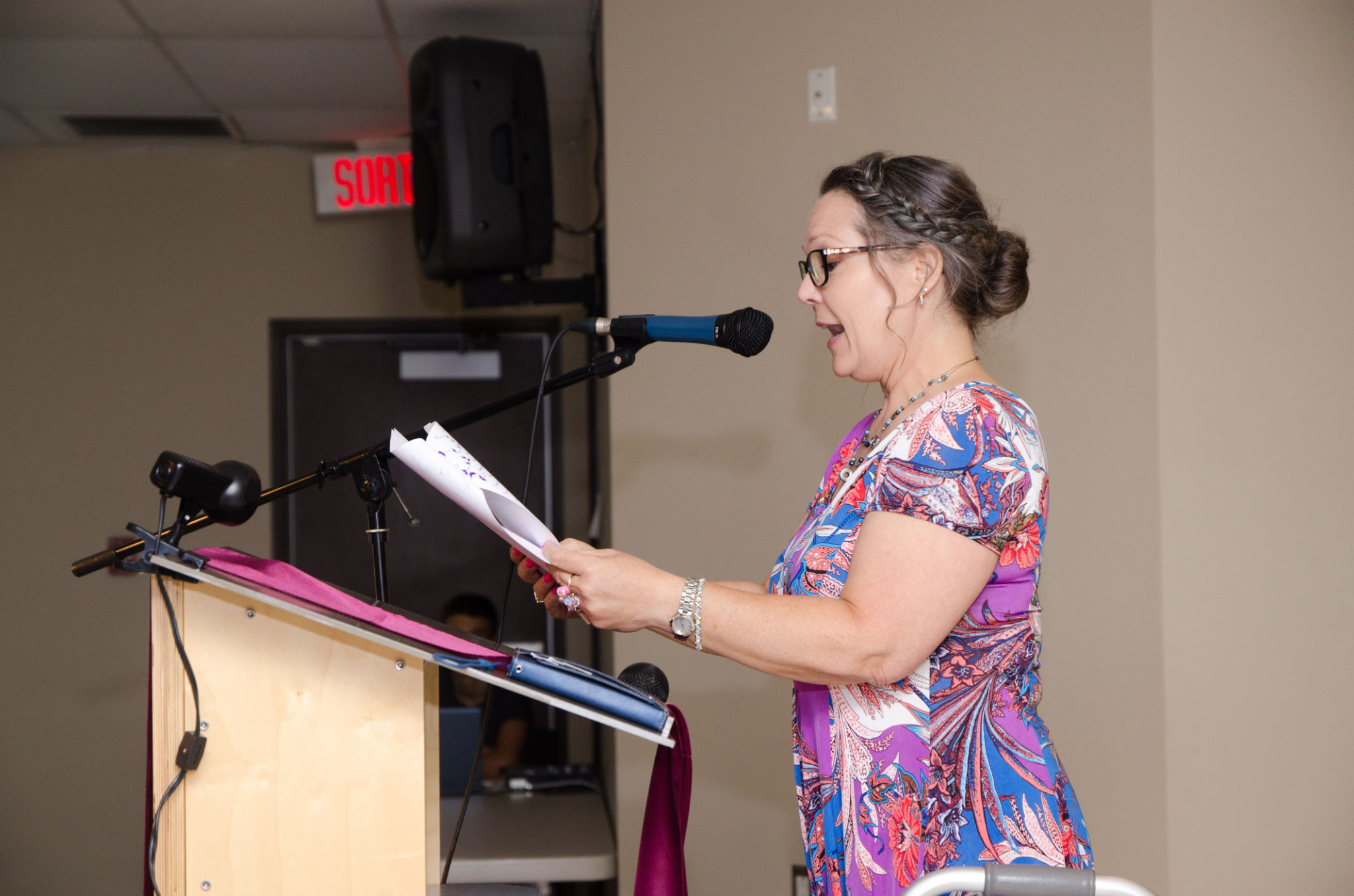 officiant speaking