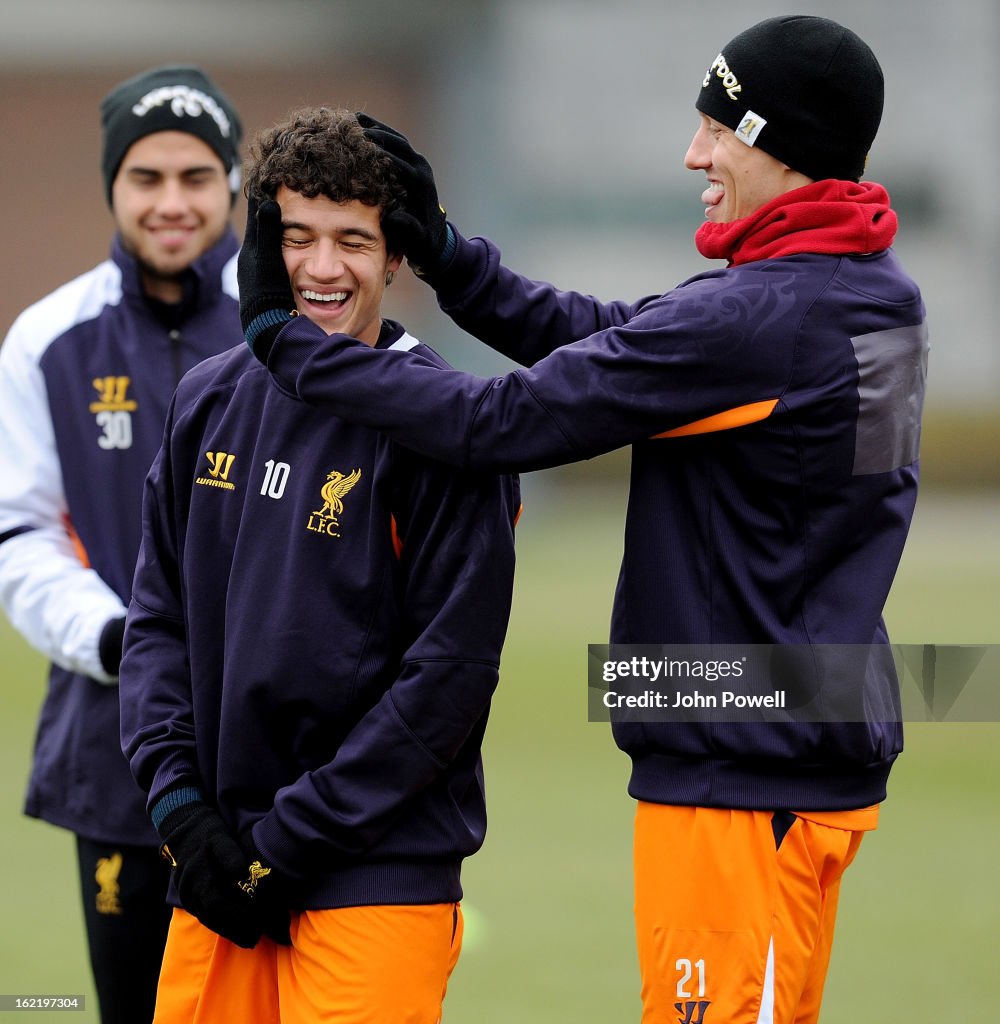 Liverpool Training And Press Conference