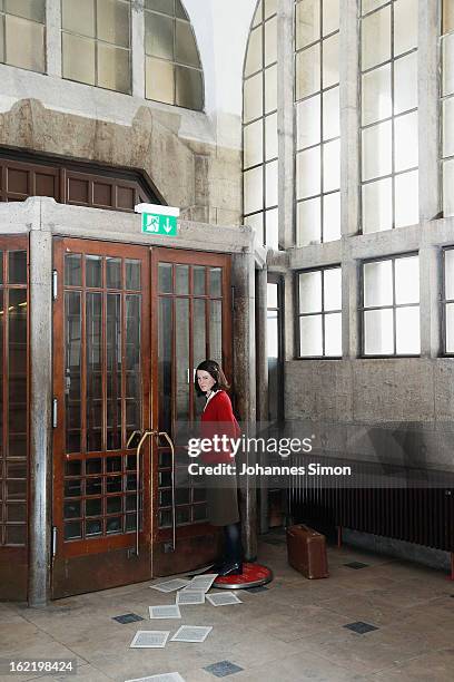 Madame Tussauds wax effigy of Sophie Scholl, one of the most famous members of the German World War II anti-Nazi resistance movement, The White Rose...