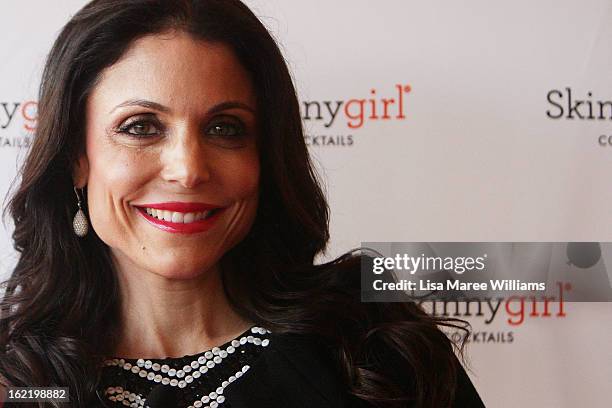 Bethenny Frankel poses during the Skinnygirl Cocktail Pre-Party at Opera Point Marquee on February 20, 2013 in Sydney, Australia.