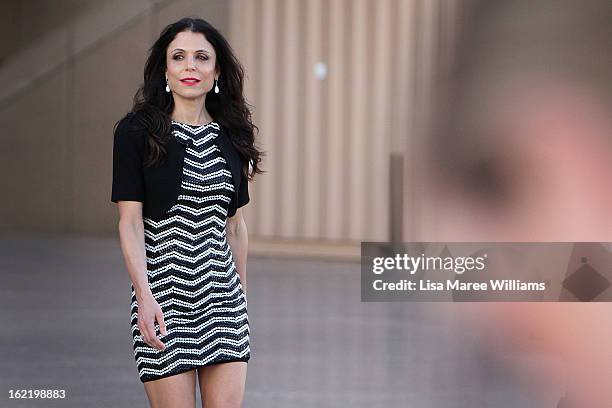 Bethenny Frankel arrives at the Skinnygirl Cocktail Pre-Party at Opera Point Marquee on February 20, 2013 in Sydney, Australia.