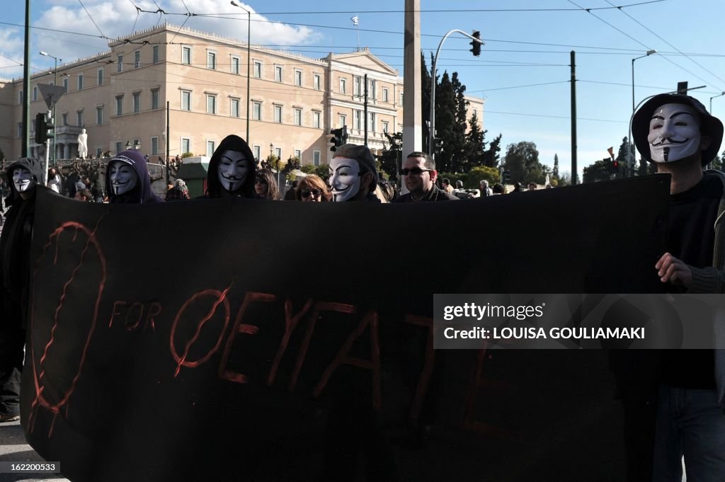GREECE-FINANCE-ECONOMY-STRIKE-PROTEST